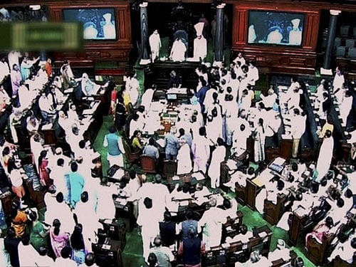 Amid furore created by AIADMK members in Parliament for the second day running, Government today admitted that a Supreme Court collegium during the UPA rule had recommended extension of a judge in Tamil Nadu who was under corruption cloud. PTI file photo