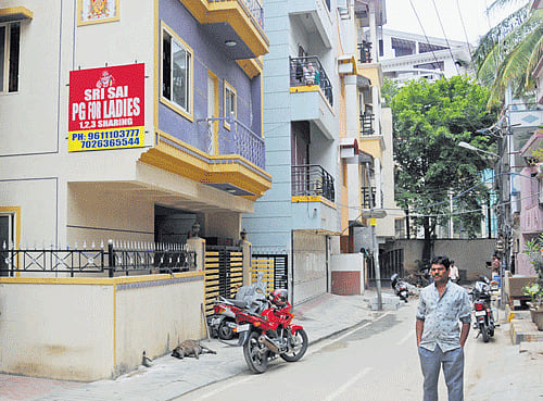 Women staying in paying guest (PG) accommodations in Bangalore are a bit worried and feel unsafe in the wake of the recent sexual abuse cases in the City. DH photo