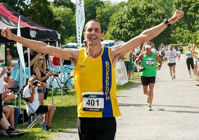Drinking, smoking and weighing 105 kgs is not something one would associate with a long-distance runner but Steve Way has overcome these barriers to become England's marathon man at the 2014 Commonwealth Games. Image courtesy: Facebook