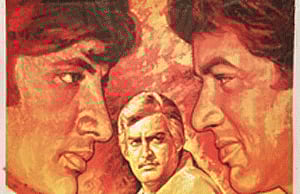 'Sholay' film poster