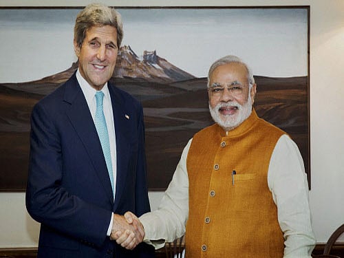 Giving vent to America's disappointment over India's stance at the World Trade Organisation (WTO), US Secretary of State John Kerry on Friday told Prime Minister Narendra Modi that New Delhi's refusal to support a global deal for overhaul of custom rules sent out a confusing signal. PTI photo