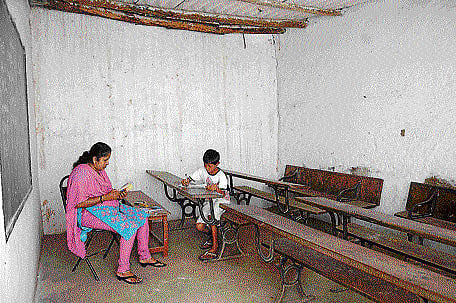 There are many centres in Bangalore that train shadow teachers to help children with developmental disorders, including autism, attention deficit hyperactivity disorder and learning disabilities. With a shadow teacher's help, they get an opportunity to attend mainstream schools / Dh Photo for representation purpose