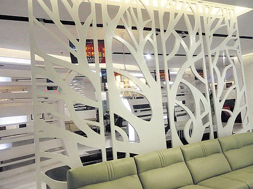Dividers can be used to define areas in your home. PHOTO COURTESY: POONAAM& PARUL AMLA, ANTRIK DESIGN STUDIO