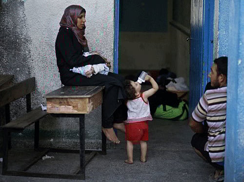 The UN World Food Programme (WFP) and its partners Tuesday launched a special food distribution programme in Gaza for 730,000 people who are not receiving food under other programmes, in an effort to reach all conflict-affected people there. Reuters file photo