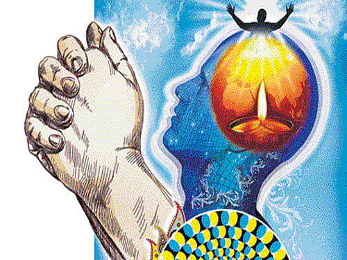 Take your burden to the Lord and leave it there, goes a saying. Not when you are suffering from anxiety-related disorders as prayers may not ease symptoms for everyone / DH Illustration