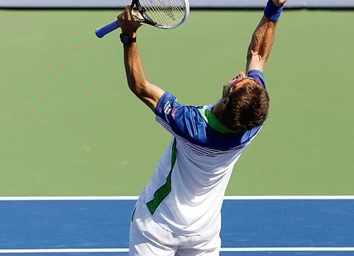 Tommy Robredo shocked world number one Novak Djokovic at the Cincinnati Masters, but Roger Federer avoided an upset again Frenchman Gael Monfils / Reuters