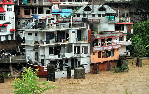 Twenty-three people were killed in rain-related incidents in Uttarakhand and Himachal Pradesh as heavy showers wreaked havoc in the hill states even as humid conditions prevailed in most parts of north India on Friday. PTI photo