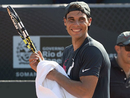 Champion Rafa Nadal has pulled out of the US Open, which begins next Monday, after failing to recover from a right wrist injury. AP file photo