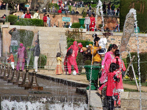 A scrutiny of 19th century photographic negatives brings into focus a series of Mughal gardens, which once existed between the majestic Taj Mahal and its neighbouring Agra Fort. PTI file photo