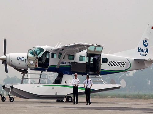 Transportation service provider Maritime Energy Heli Air Services Thursday said the first commercial flight of its seaplane service will be operated from Mumbai to Pawana dam from Aug 25. Reuters photo for representation only