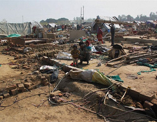 Trouble sparked in Bahadurgarh village of Hapur after a teenager was allegedly molested by three youths belonging to a particular community. The youths also thrashed a boy, who opposed them. PTI file photo