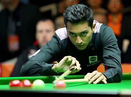 Aditya Mehta became the first Indian to make the maximum break of 147 outside the country when he potted 15 reds, 15 blacks and cleared the table, in a round of 32 match at the Paul Hunter Classic snooker tournament here. File photo- DH
