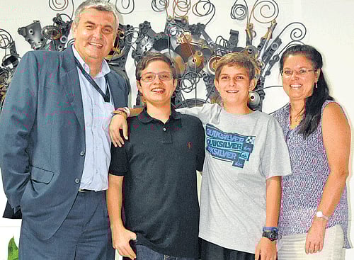 Georg, Lukas, Elias and Sabine.