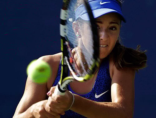 American wild card Catherine Bellis, the youngest player in the draw, took her place alongside the five-times US champions by stunning 12th seeded Australian Open finalist Dominica Cibulkova of Slovakia 6-1, 4-6, 6-4. AP photo