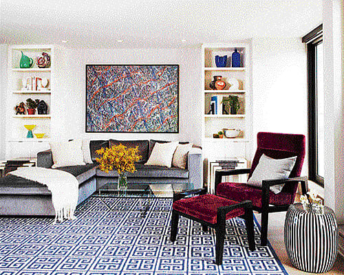 fresh & pure: Colour palette for a Greek-inspired home wil have all the colours of the ocean.