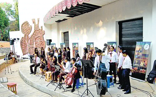 The performance by the orchestra. DH Photo