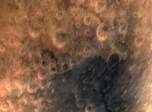 The photograph was taken from a height of 7300 km; with 376 m spatial resolution. Photo courtsey: ISRO's facebook page