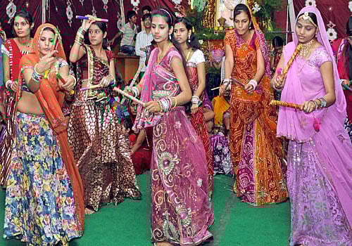 A large number of Muslim craftsmen in Godhra city, which was the epicenter of the 2002 riots, earn livelihood by making 'dandiyas' (wooden sticks) for Navratri, Gujarat's most popular festival of the Hindus. PTI Image For Representation