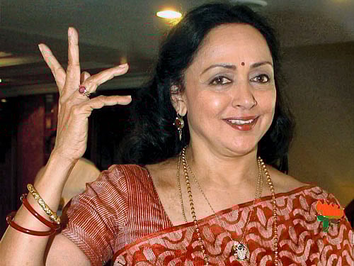 Actress-politician Hema Malini started filming for Ramesh Sippy s light-hearted comedy Shimla Mirchi here Sunday. PTI file photo