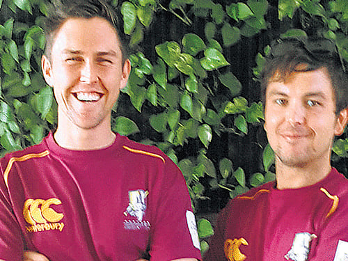 Trent (left) and Jono Boult
