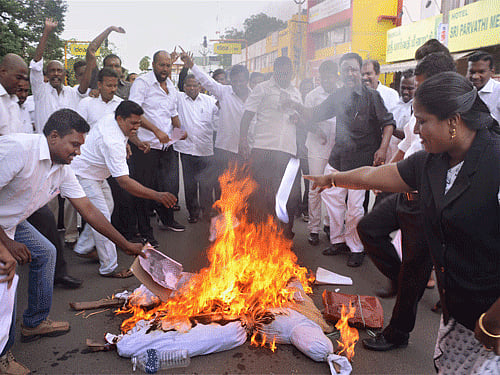 Two more persons died today in acts of suicide allegedly upset over Jayalalithaa's conviction in an illegal assets case. AP Photo