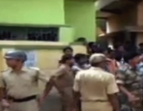 Two women were arrested and a man detained on Sunday in connection with the Burdwan blast in West Bengal that left two suspected militants dead.  / Screen Shot