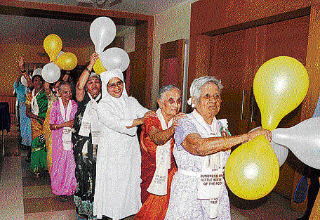 Senior citizens had a great time at the get-together. DH PHOTO