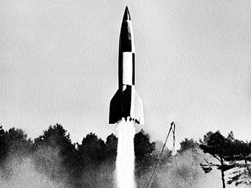 Vengeance weapons were  developed under the Nazi propaganda. DH Photo