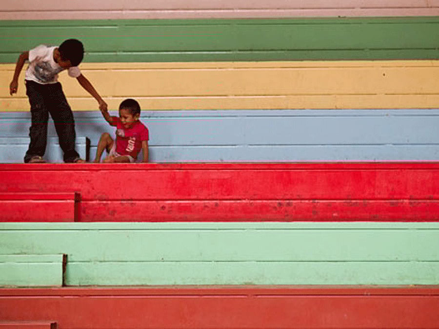 Siblings uniquely promote the development of sympathy and a quality relationship with a brother or sister increases levels of altruism in teens, a new study has found. AP file photo. For representation purpose