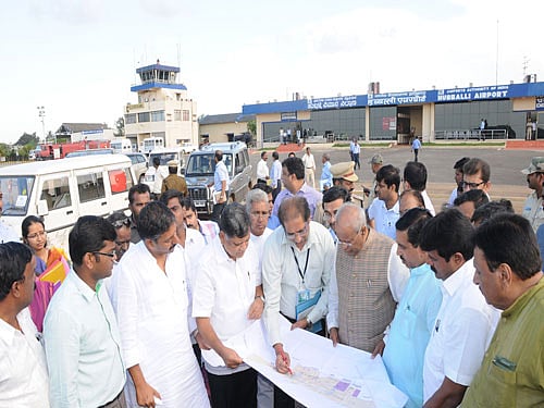 An Expert Appraisal Committee under the Ministry of Environment and Forests (MoEF) has accorded green signal to the expansion and development of an airport at Hubli in Karnataka.DH File Photo For Representation