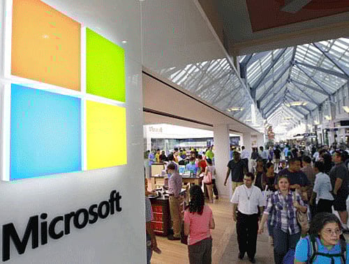 Microsoft today reported quarterly profits ahead of most expectations, as revenues got a boost from its Xbox consoles and Internet 'cloud' services for enterprises. AP file photo