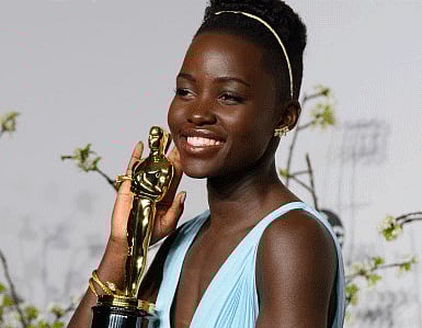 Lupita Nyong'o prefers experimental beauty looks.The actress, who was recently unveiled as Lancome's latest ambassador. Reuters File Photo