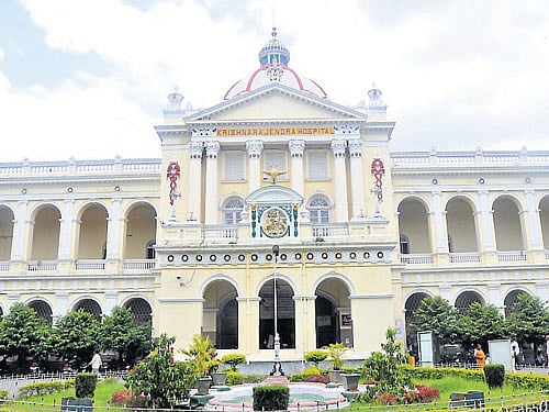 K R Hospital in Mysore.