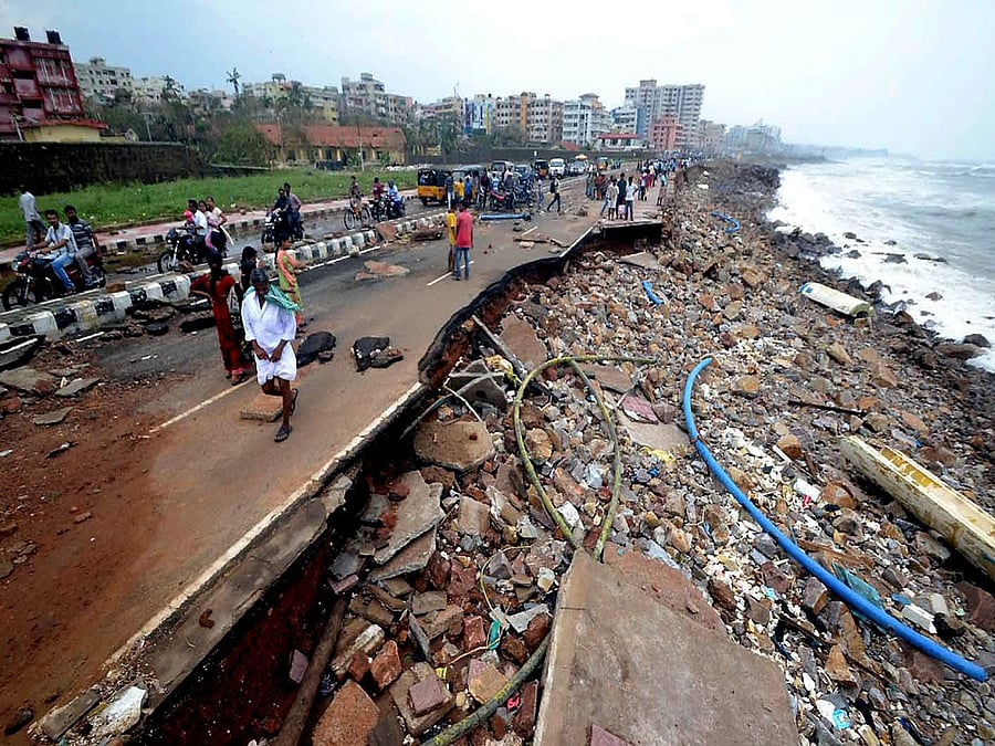 Hudhud-hit Rashtriya Ispat Nigam hopes its crude steel production will go up by at least 10 per cent in the current fiscal to over 3.5 million tonnes compared to last year despite 10 days of zero production last month due to the devastating cyclone. PTI file photo