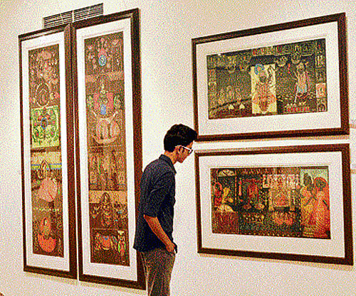 Nepal-based artists bring alive scenes from Hindu mythology