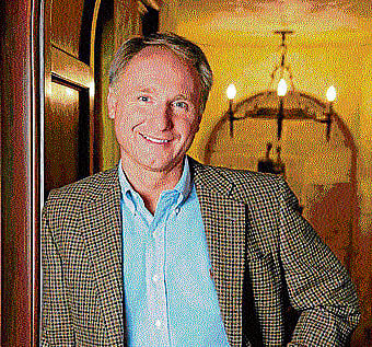 Popular author Dan Brown