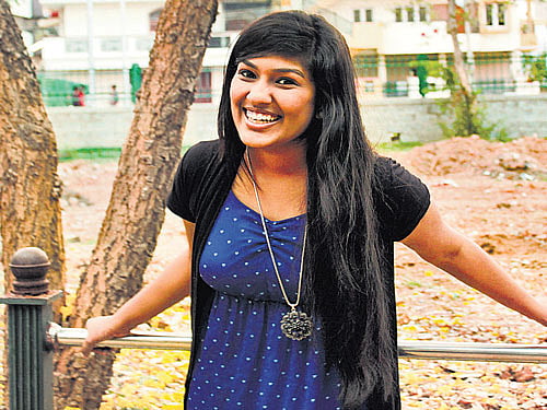 All smiles Shruti Baskar