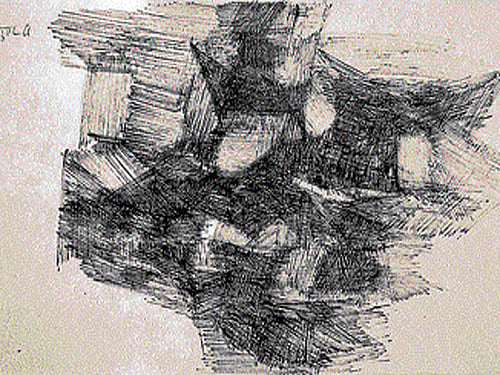 Perfect lines: Pencil drawing by artist Ramkumar.