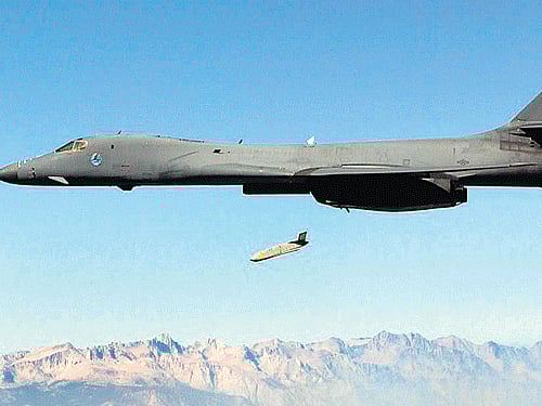 Smart or unpredictable?: A Long Range Anti-Ship Missile prototype, launched by a B-1 bomber, is designed to manoeuver without human control. As these weapons become smarter and nimbler, critics fear, they may become increasingly difficult for humans to defend against. nyt