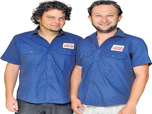 David and Ernie. DH Photo by  BK Janardhan