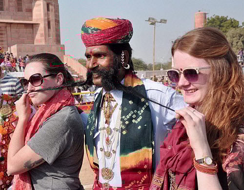 They can use the Tourist Visa on Arrival (TVOA) enabled with Electronic Travel Authorisation (ETA) scheme, launched by Union Home Minister Rajnath Singh and Minister of State for Tourism Mahesh Sharma, to apply and pay for an Indian Visa from their home country online. PTI file photo