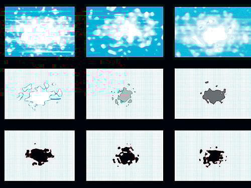 Some of artist Jaret Vadera's work.