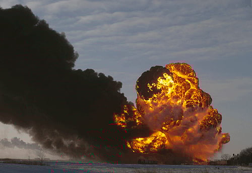 An oil pipeline rupture has caused thousands of cubic metres of crude oil to spill into the Arava desert in southern Israel near the border with Jordan, officials said today. AP File Photo For Representation