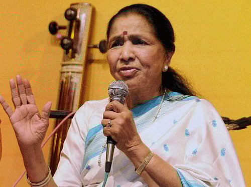 Legendary playback singer Asha Bhosle. File PTI Image