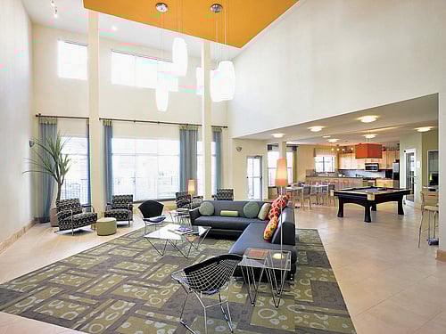 positioning Arrange your furniture in such a way that it occupies less space. The trick is to angle it right.