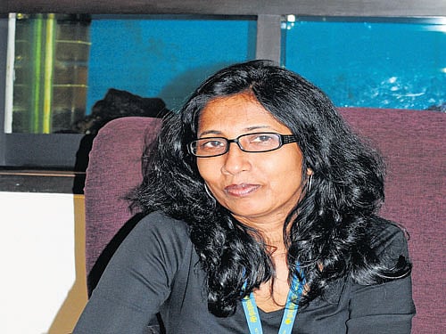 PASSIONATE Anoma Rajakaruna. DH PHOTO BY BK SHIVKUMAR