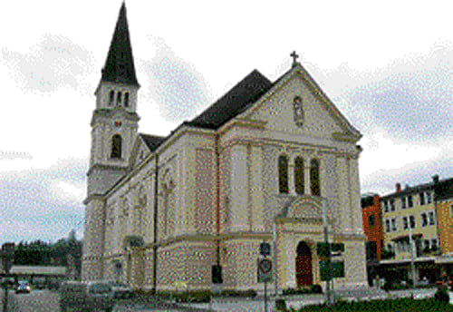 The Christmas carol, Silent Night, Holy Night, was first performed in Nikolaus-Kirche, Church of St. Nicholas (right), in Oberndorf, Austria, on December 24, 1818