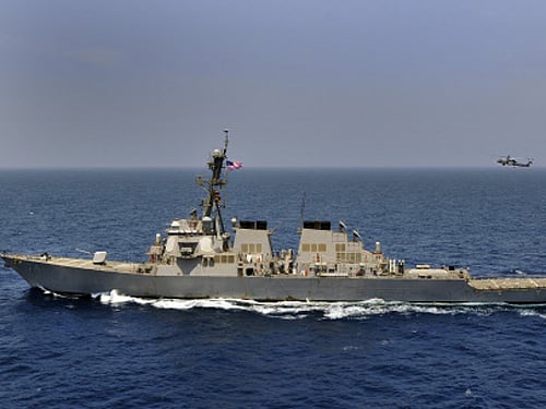 The defence ministry has sanctioned Rs 725 crore for the construction of a secret naval ship that will eventually be a part of India's ballistic missile defence system being put in place slowly, bit by bit. File AP image for representation only