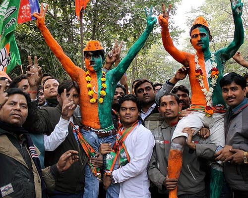Will the Narendra Modi-Amit Shah team surprise the people of Jharkhand by choosing a non-tribal for the top job of the state that has had several unstable governments in the last 14 years? PTI Image