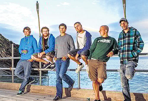 funky The members of 'Land of the Giants'.